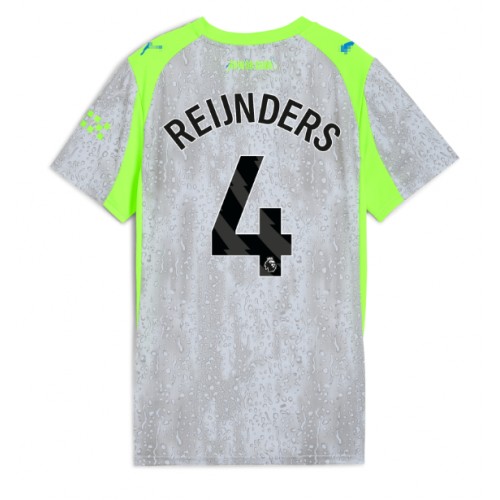 Fotballdrakt Dame Manchester City Tijjani Reijnders #4 Tredjedrakt 2025-26 Kortermet Fotballdrakt Dame Manchester City Tijjani Reijnders #4 Tredjedrakt 2025-26 Kortermet